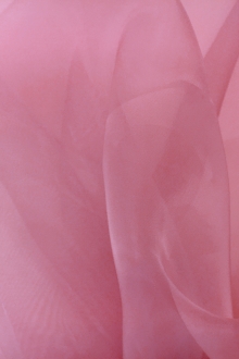 Japanese Polyester Extra Fine Organza in Dusty Rose0