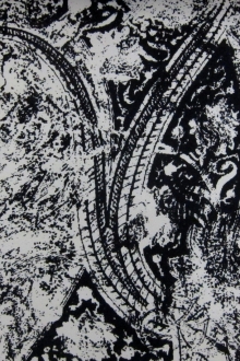 Printed Silk Mikado0