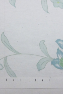 Printed Silk Crinkle Chiffon0