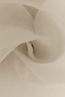 Swiss Cotton Organdy in Antique Ivory (Wide)0