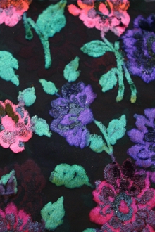 Silk Lurex Panné Burnout Velvet0