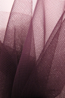 Italian Nylon Tulle in Plum1