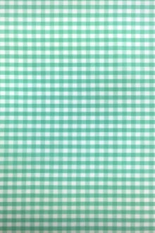 1/4" Cotton Gingham in Seafoam0