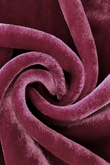 Silk and Rayon Velvet in Rose Purple0