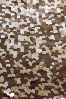 Novelty Paillettes on Silk Chiffon0