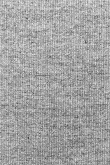 Japanese Cotton Rib Knit in Dark Heather Grey0