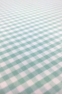 1/8" Cotton Gingham in Seafoam2
