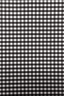 1/4" Cotton Gingham in Black0