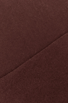 Japanese Cotton Sweatshirt Fleece in Burgundy0