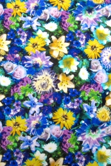 Printed Silk Charmeuse0