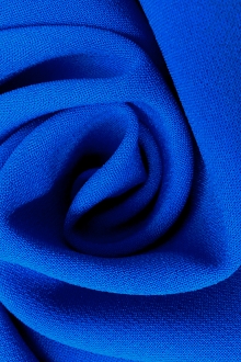 Stretch Polyester Crepe in Blue0