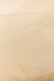 Japanese Polyester Extra Fine Organza in Cream0
