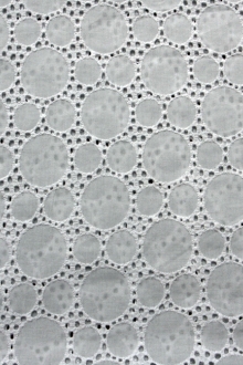 Cotton Eyelet in White0