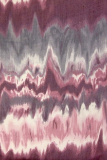 Printed Crinkle Silk Chiffon0