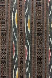 Cotton Ikat With Stripes0