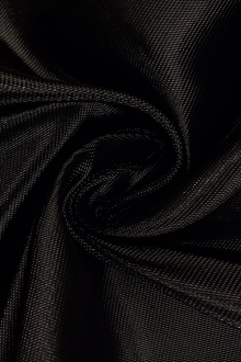 French Cotton Blend Metallic Twill in Black0