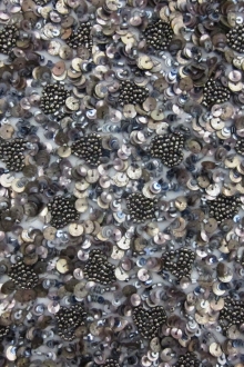 Novelty Beaded and Sequined Tulle0