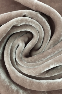 Silk and Rayon Velvet in Steel0
