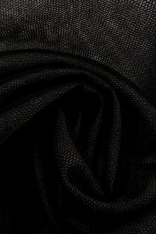 Italian Nylon Tulle in Nero0