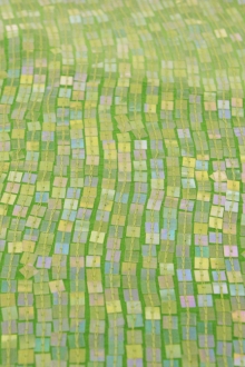 Sequins on Silk Chiffon0