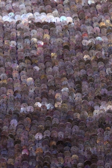 Sequins on Silk Chiffon0