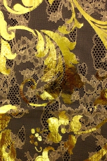 Metallic Chantilly Lace0