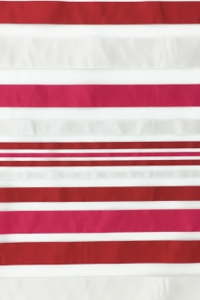 Viscose Blend Striped Organza0