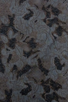 Silk Blend Metallic Cloqué0