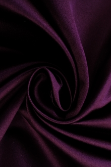 Italian Silk Duchesse Satin in Eggplant0