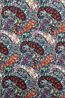 Cotton Lawn Paisley Print0