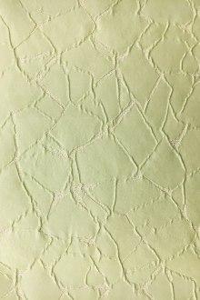 Silk and Polyester Blend Metallic Cloqué Brocade with Cracked Texture0