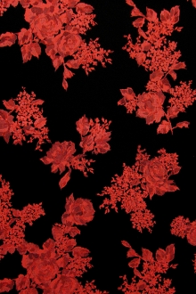 Printed Silk Couture Gazar0