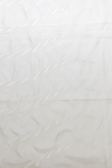 Bridal Polyester Taffeta with Embroidered Feathers Degradé0