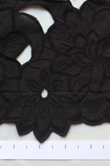 Cotton Eyelet in Black0