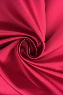 Italian Silk Duchesse Satin in Candy Watermelon0