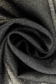 Lightweight Silk Blend Metallic Crepe0