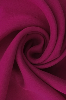 Italian Silk Marocain Crepe in Fuchsia0