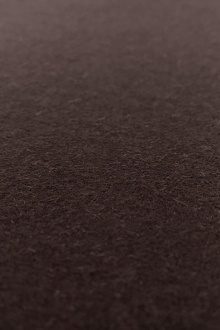 Virgin Wool Coating in Dark Brown0