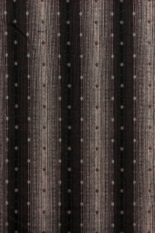 Brown Taupe Dots and Stripes Cotton Woven Novelty0