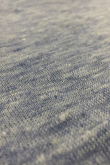 Linen Knit in Heather Blue0