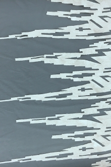 Metallic Embroidered Illusion wih Geometric Patterns0