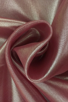 Microfiber Silver Metallic Chiffon in Amaranth Purple0
