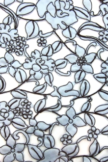 Laser Cut Corded Satin 0