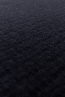Italian Cashmere Basketweave Coating in Navy0