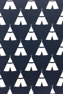 Cotton Canvas With Teepee Print0
