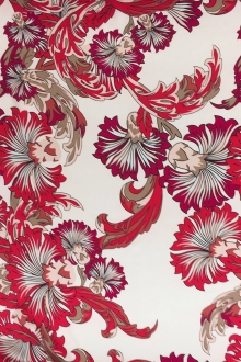 Printed Silk Charmeuse0