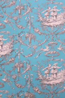 Cotton Toile de Jouy Print0