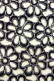 Laser Cut Corded Satin0