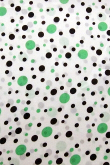 Printed Silk Satin Face Organza0