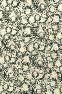 Cotton Broadcloth Print With Spiderwebs Motif0